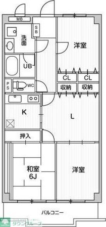 ピア・グランデ弐番館の物件間取画像